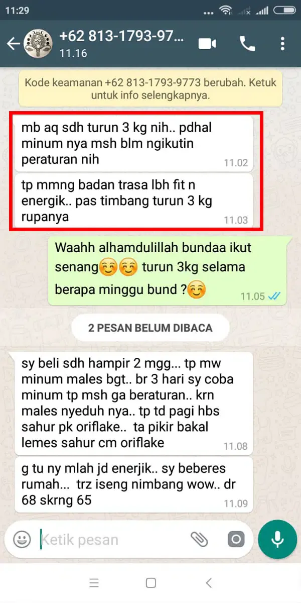 Testimoni pengguna Oriflakes